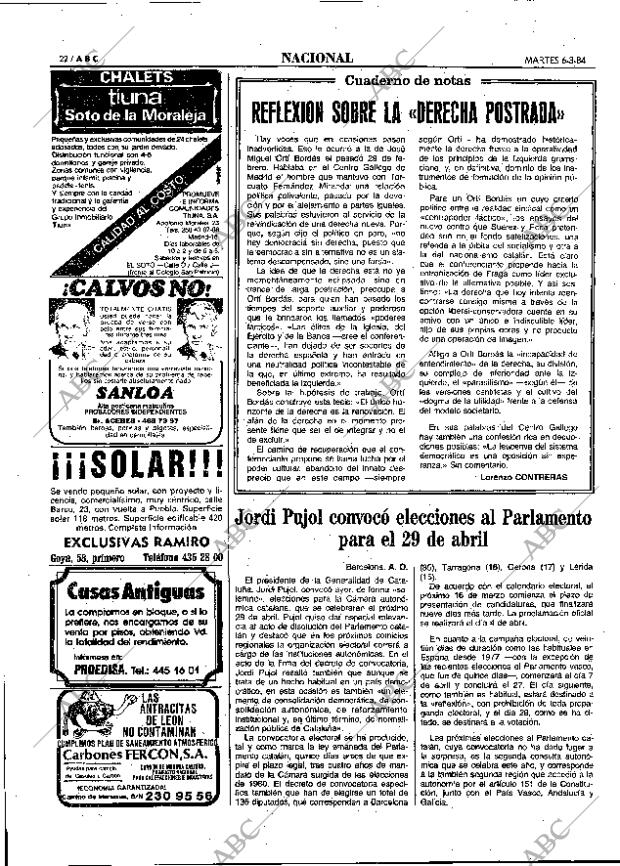 ABC MADRID 06-03-1984 página 22