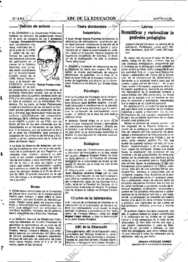 ABC MADRID 06-03-1984 página 50