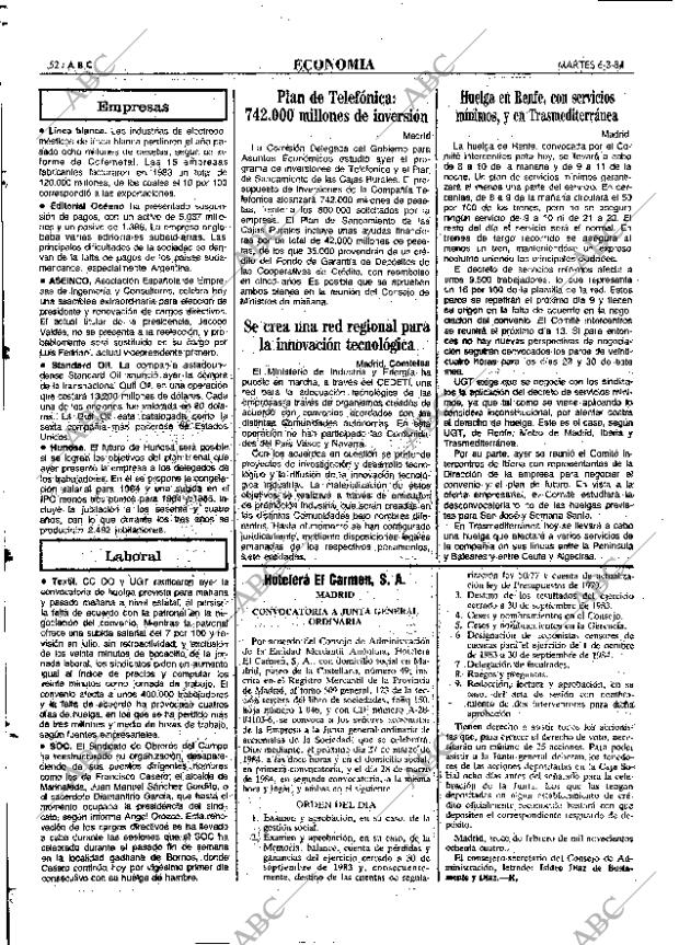 ABC MADRID 06-03-1984 página 52