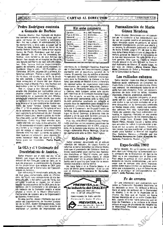 ABC MADRID 07-03-1984 página 14