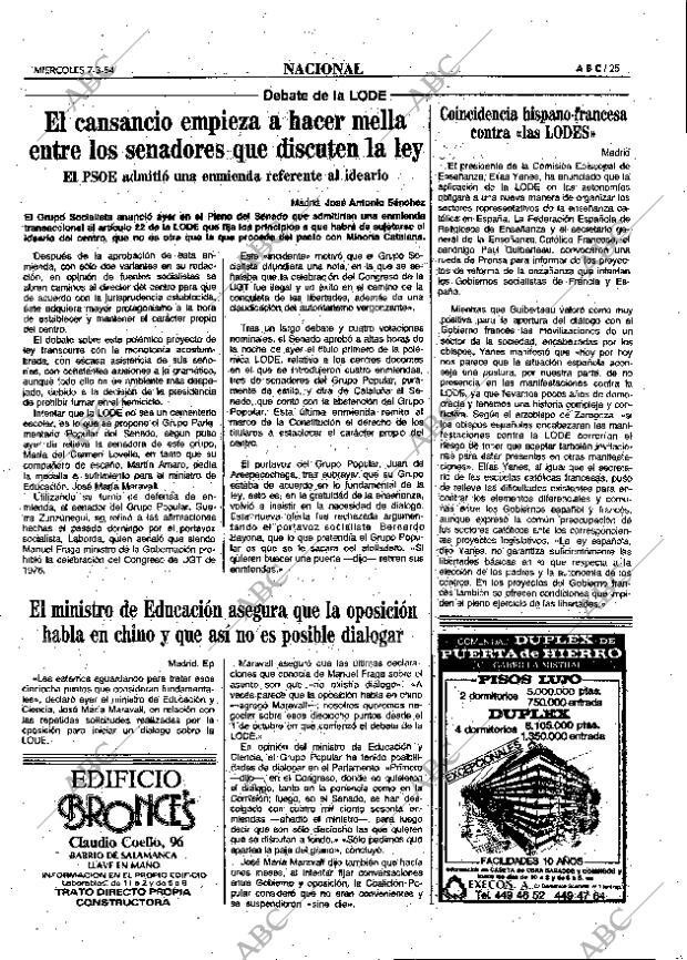 ABC MADRID 07-03-1984 página 25