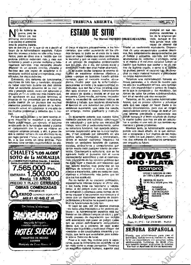 ABC MADRID 07-03-1984 página 41