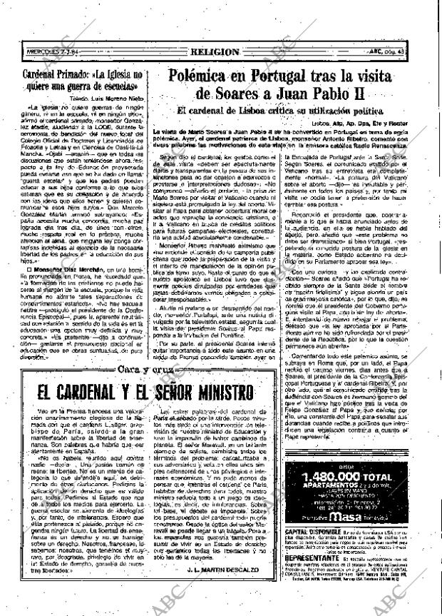 ABC MADRID 07-03-1984 página 43