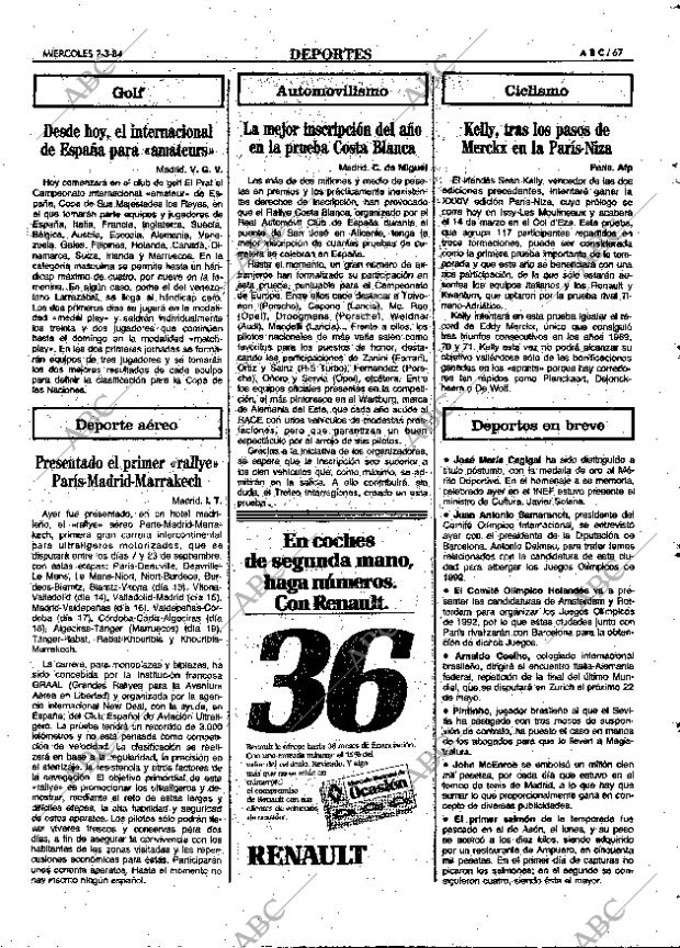 ABC MADRID 07-03-1984 página 67