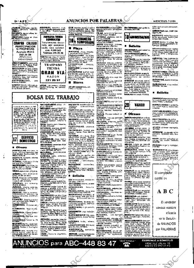 ABC MADRID 07-03-1984 página 84