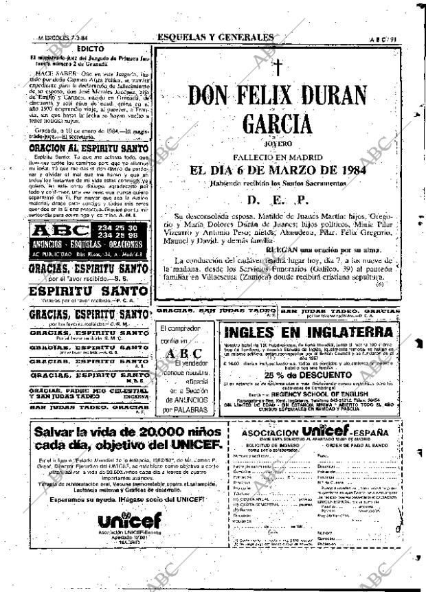 ABC MADRID 07-03-1984 página 91