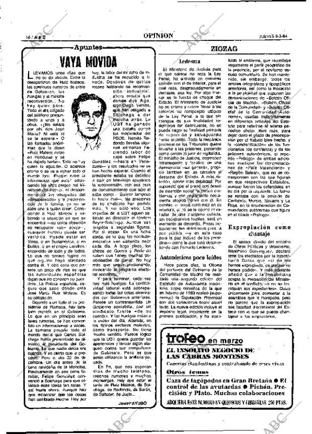 ABC MADRID 08-03-1984 página 16