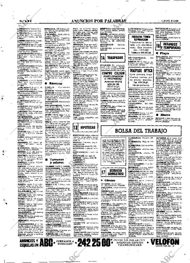 ABC MADRID 08-03-1984 página 84