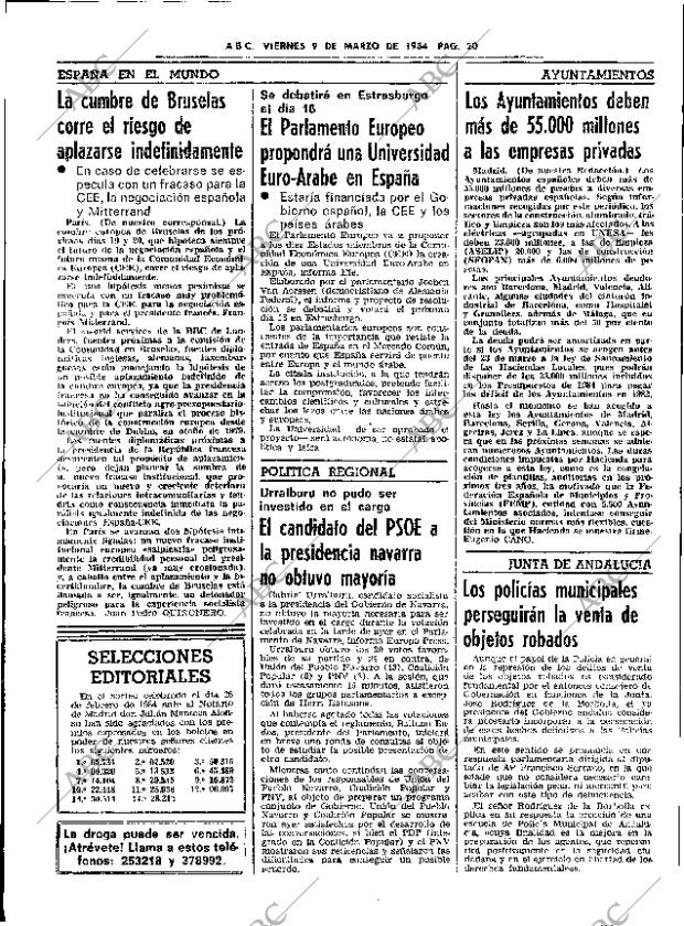 ABC SEVILLA 09-03-1984 página 20