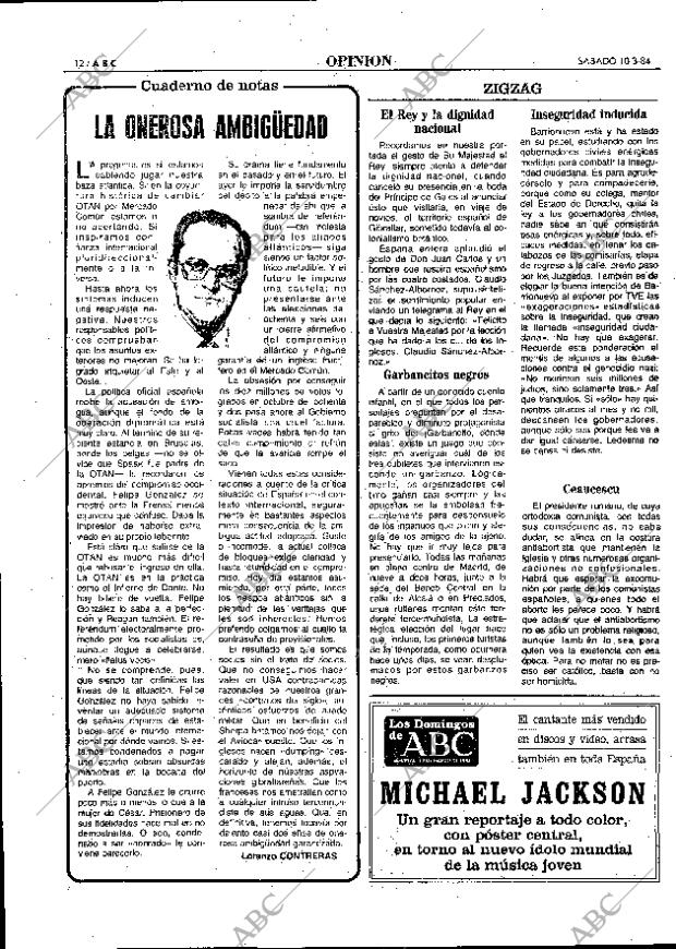 ABC MADRID 10-03-1984 página 12