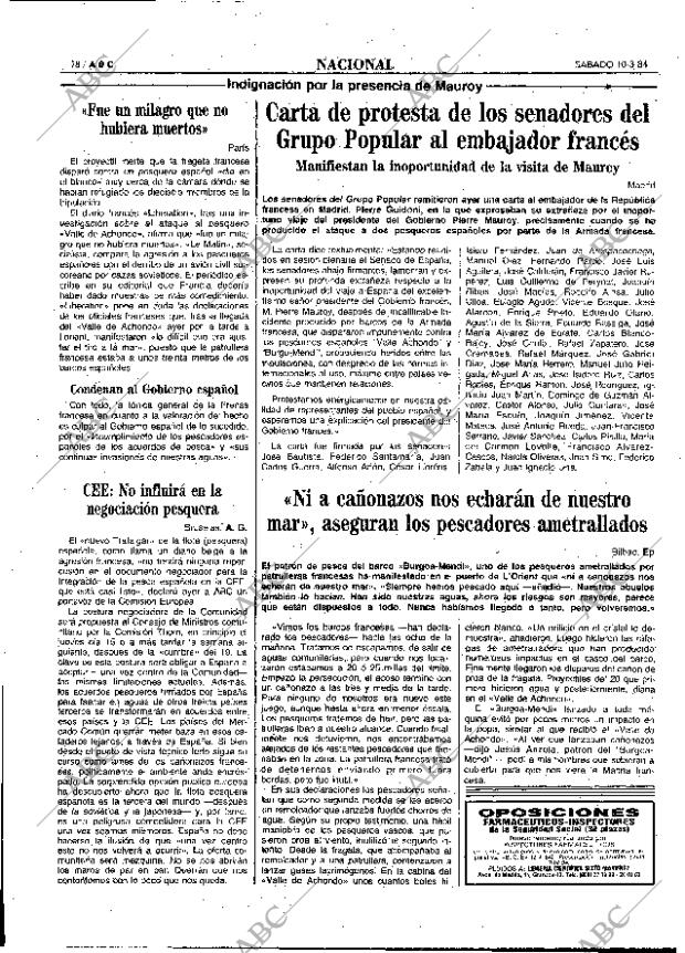 ABC MADRID 10-03-1984 página 18