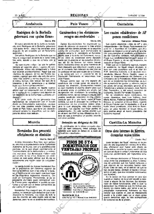 ABC MADRID 10-03-1984 página 22