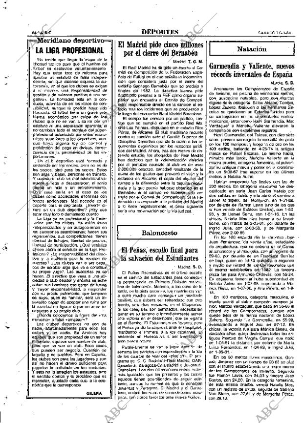 ABC MADRID 10-03-1984 página 64