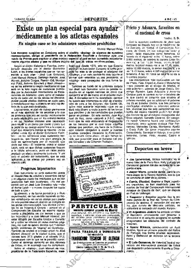 ABC MADRID 10-03-1984 página 65