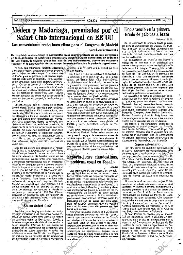 ABC MADRID 10-03-1984 página 67