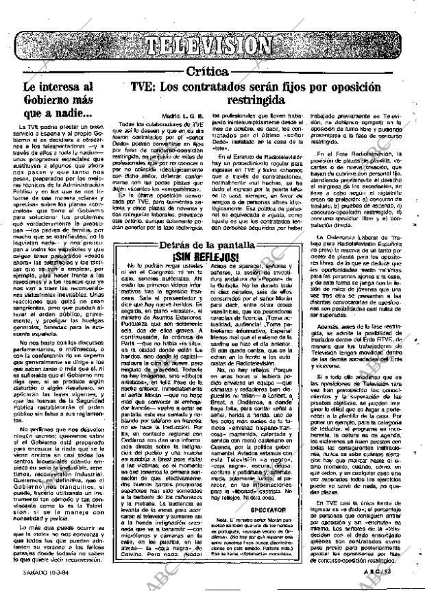 ABC MADRID 10-03-1984 página 93