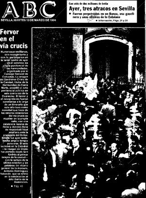 ABC SEVILLA 13-03-1984 página 1