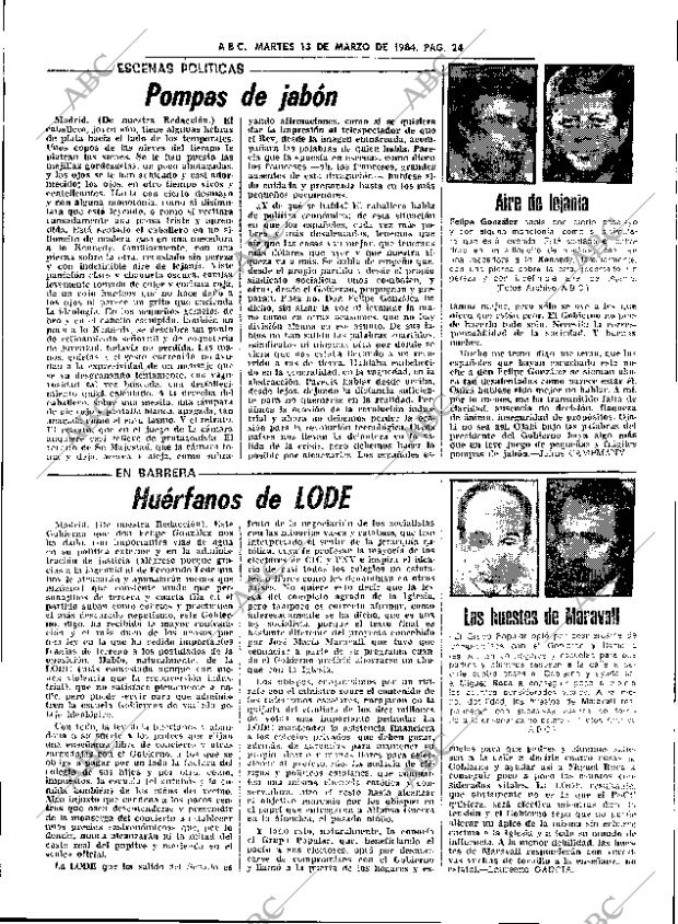 ABC SEVILLA 13-03-1984 página 24