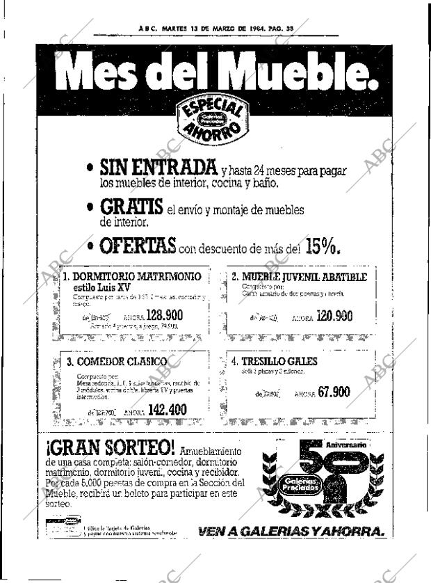 ABC SEVILLA 13-03-1984 página 38