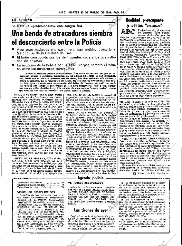 ABC SEVILLA 13-03-1984 página 39