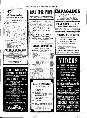 ABC SEVILLA 13-03-1984 página 88