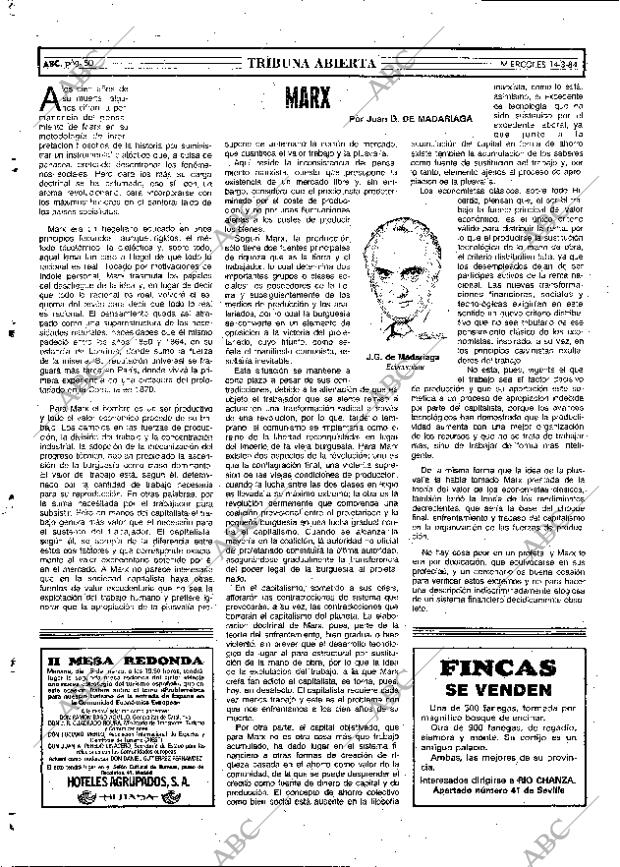 ABC MADRID 14-03-1984 página 50