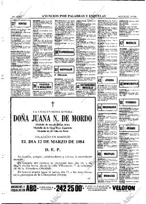 ABC MADRID 14-03-1984 página 84