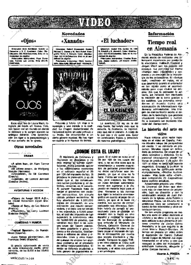 ABC MADRID 14-03-1984 página 95