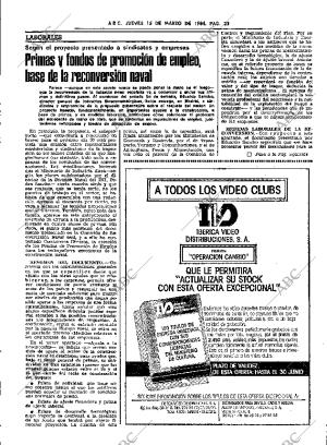 ABC SEVILLA 15-03-1984 página 23