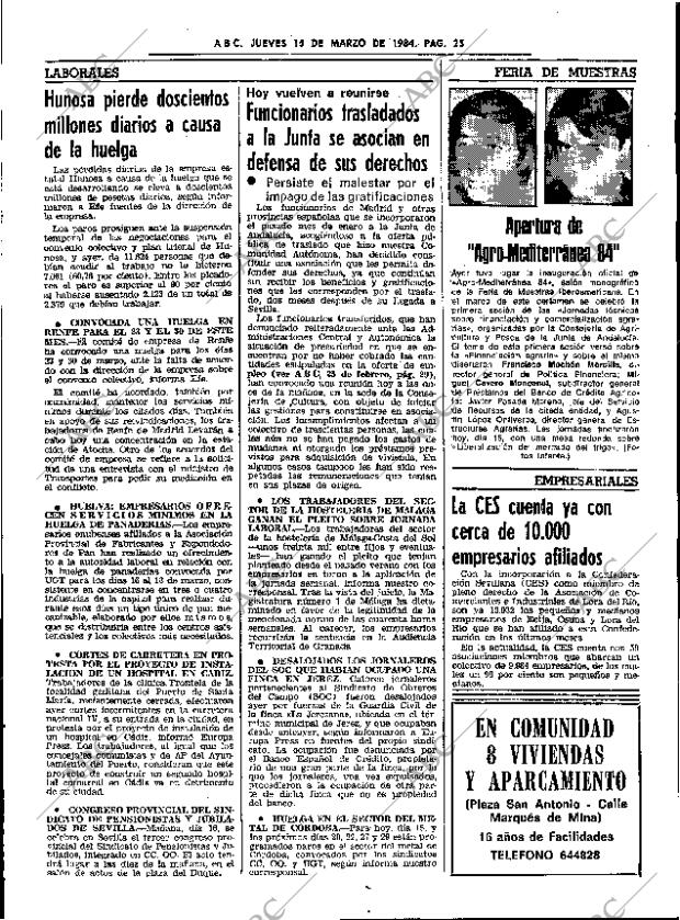 ABC SEVILLA 15-03-1984 página 25