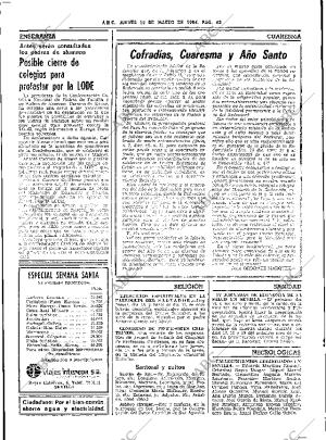 ABC SEVILLA 15-03-1984 página 42
