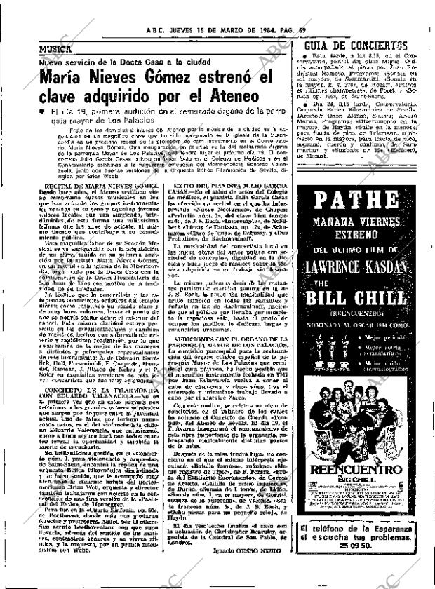 ABC SEVILLA 15-03-1984 página 59