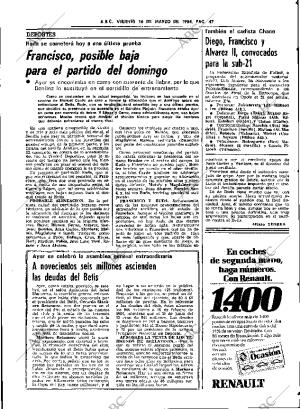 ABC SEVILLA 16-03-1984 página 47