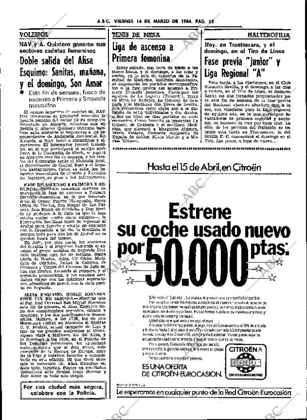 ABC SEVILLA 16-03-1984 página 53