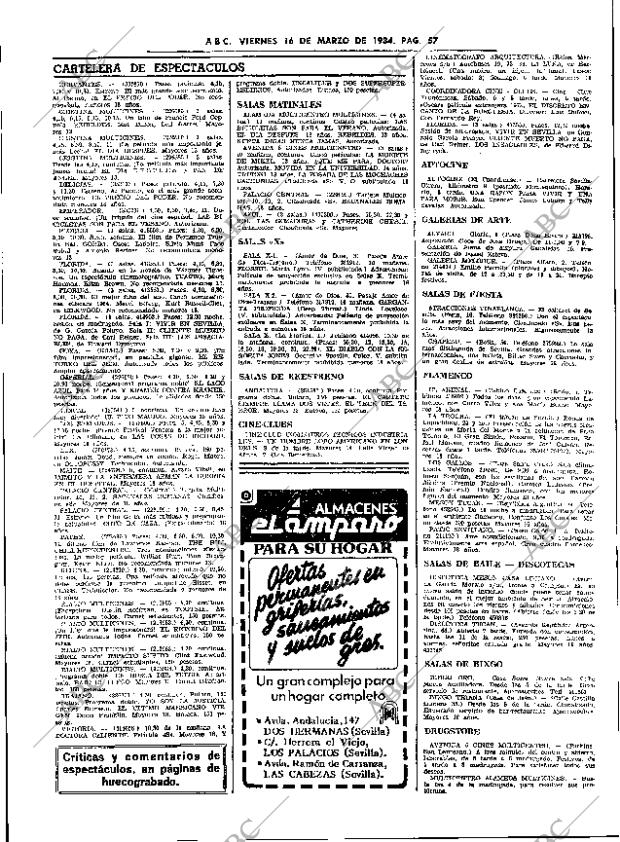 ABC SEVILLA 16-03-1984 página 57