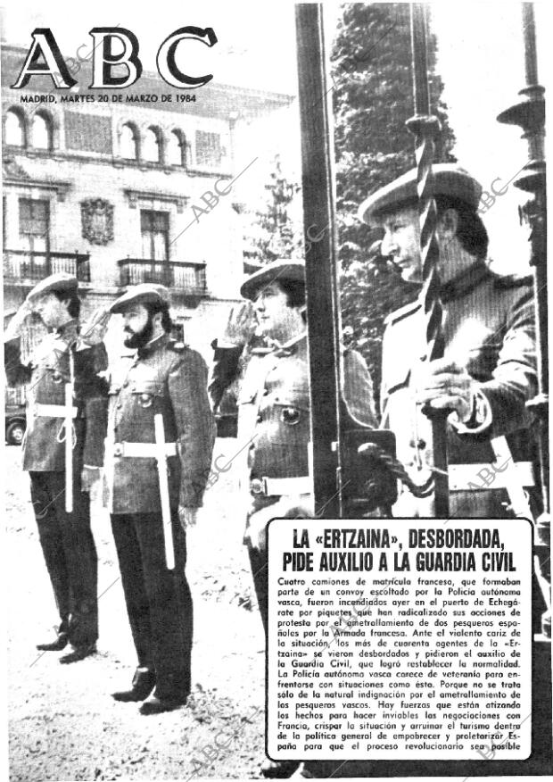 ABC MADRID 20-03-1984 página 1