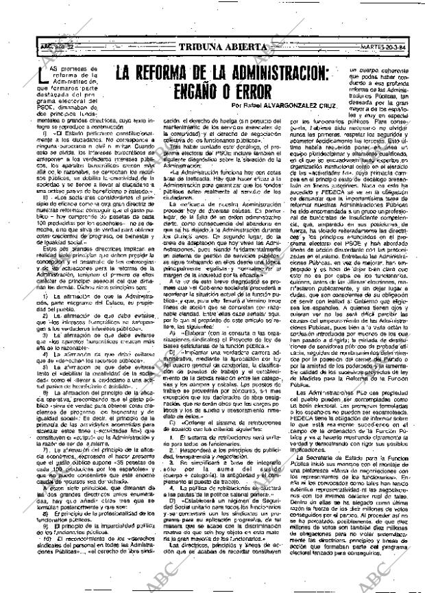 ABC MADRID 20-03-1984 página 32