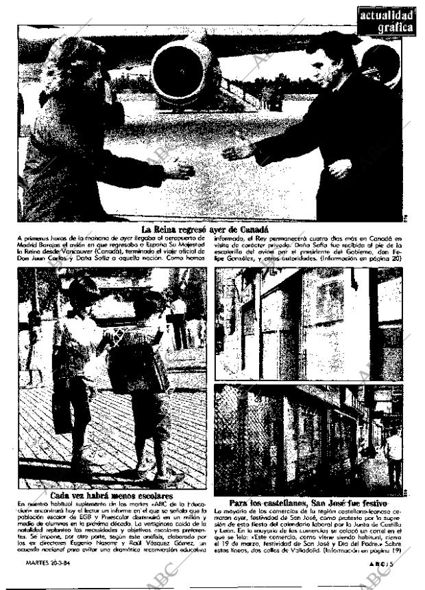 ABC MADRID 20-03-1984 página 5