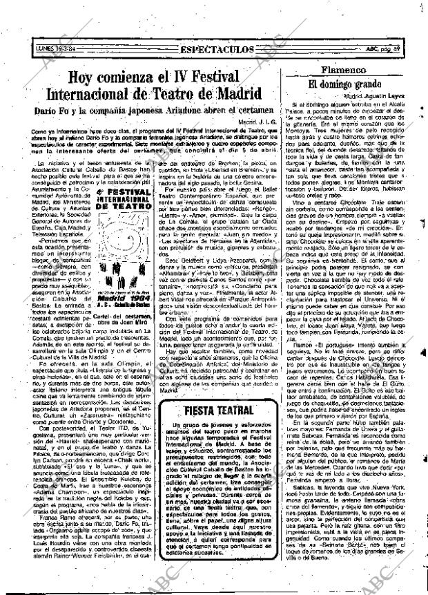 ABC MADRID 20-03-1984 página 69