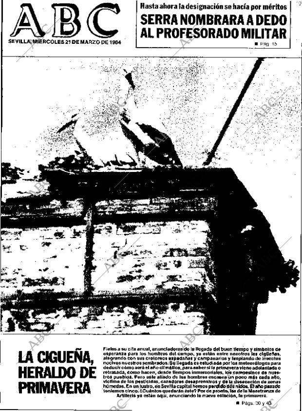 ABC SEVILLA 21-03-1984 página 1