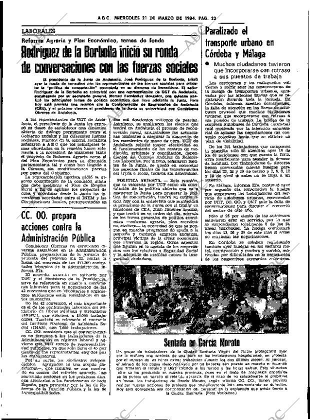 ABC SEVILLA 21-03-1984 página 23