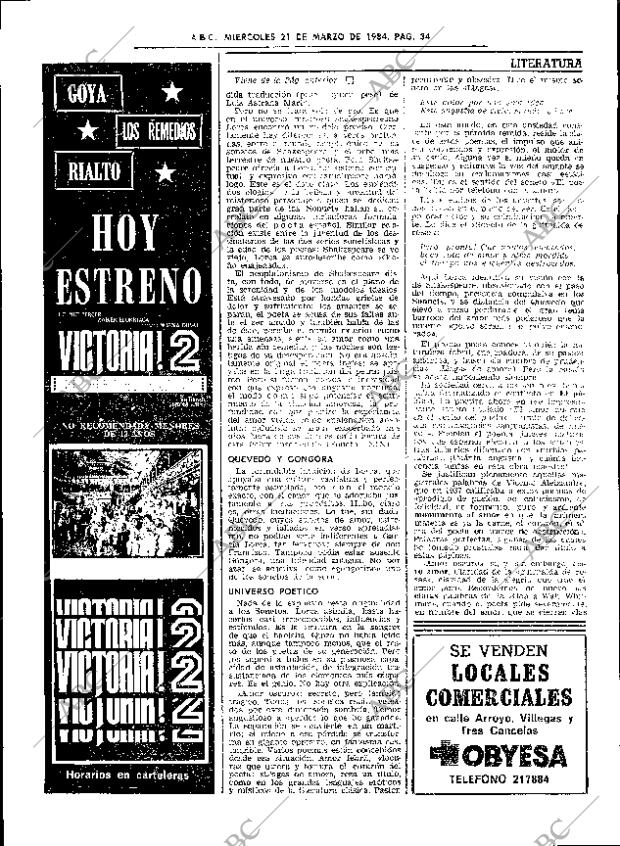 ABC SEVILLA 21-03-1984 página 34