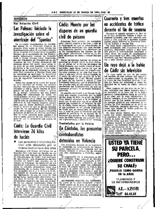 ABC SEVILLA 21-03-1984 página 45