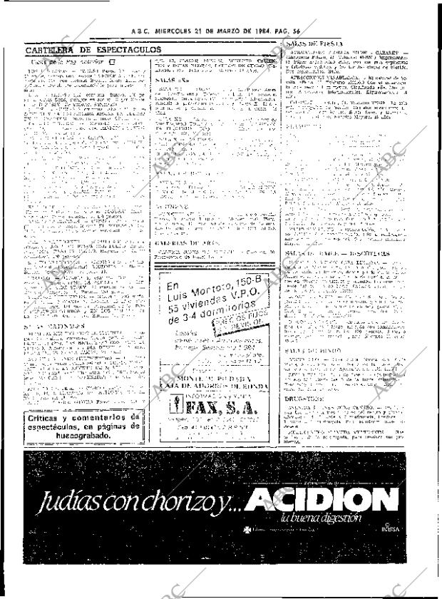 ABC SEVILLA 21-03-1984 página 56