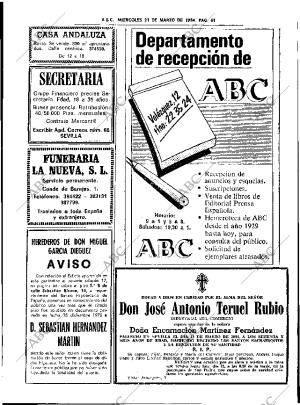 ABC SEVILLA 21-03-1984 página 61