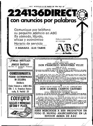 ABC SEVILLA 21-03-1984 página 65