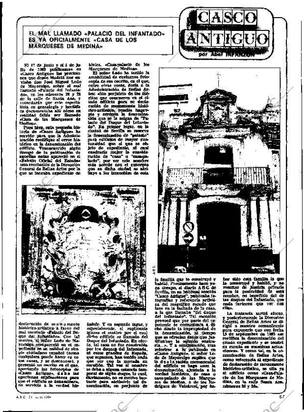 ABC SEVILLA 21-03-1984 página 67