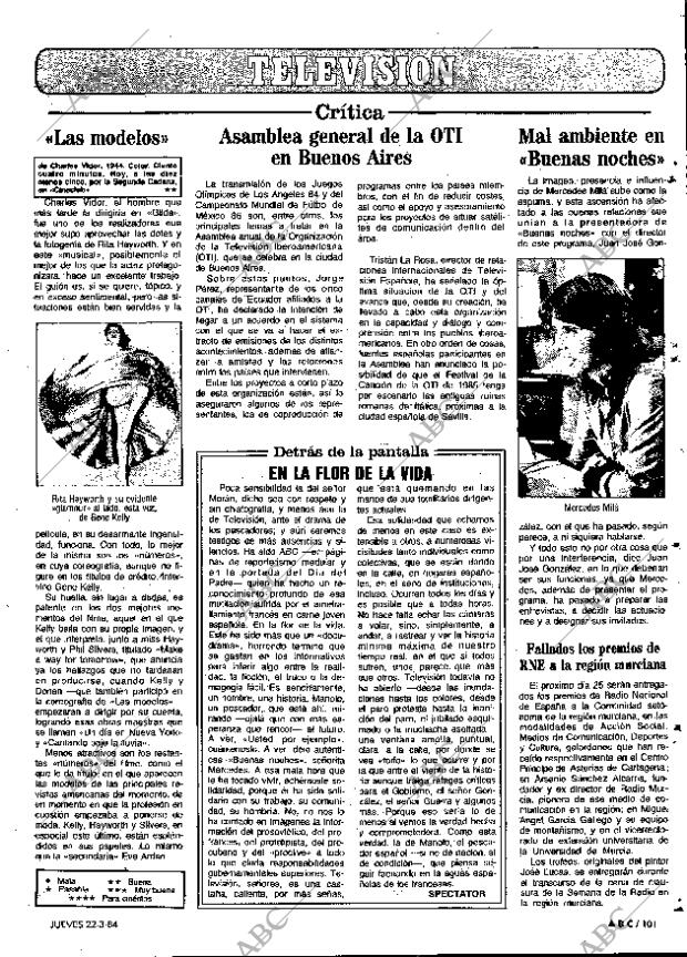 ABC MADRID 22-03-1984 página 101