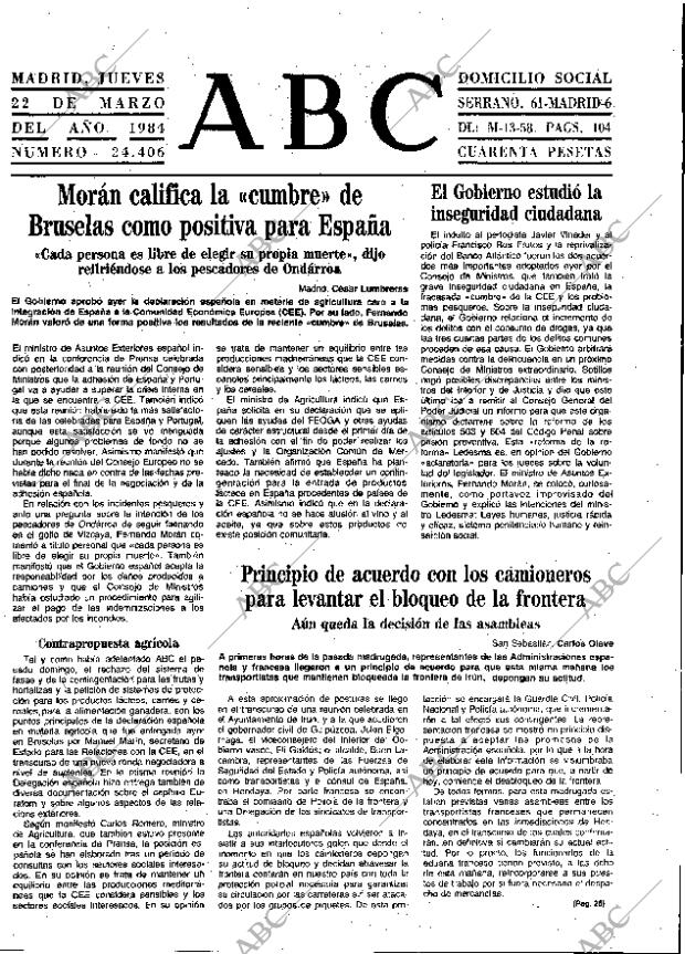 ABC MADRID 22-03-1984 página 13