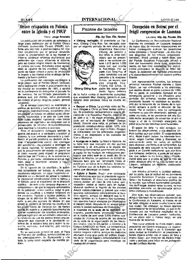 ABC MADRID 22-03-1984 página 30